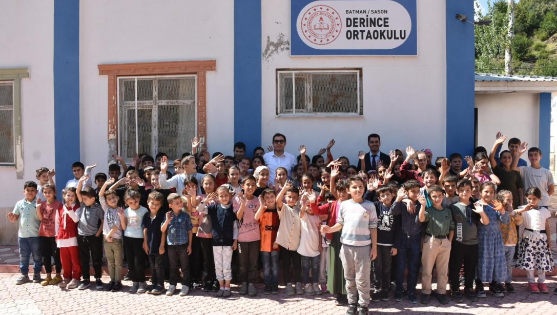 KAYMAKAMIMIZ SN. FURKAN BAŞAR'DAN DERİNCE İLK VE ORTAOKULUNA ZİYARET